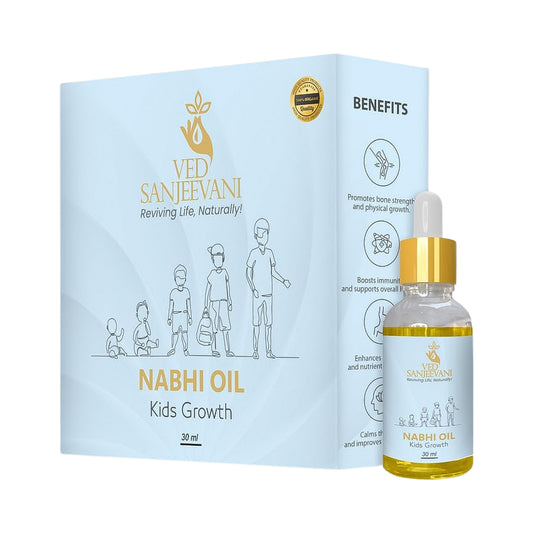 Ved Sanjeevani Nabhi Oil For Kids Growth (30ml 1 Pc) Default Title - Anthro Bazaar