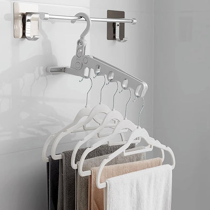 Space-Saving Wall Holder & Multi-Functional Portable Hanger