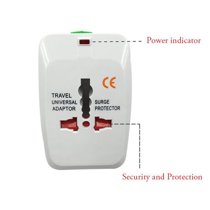 12671 All-in-one Universal Worldwide Travelling Ac Adaptor Plug (Au Uk Us Eu) International Power Charger Electric Usb Power Plug Socket Adapter Converter (1 Pc) Default Title - Anthro Bazaar