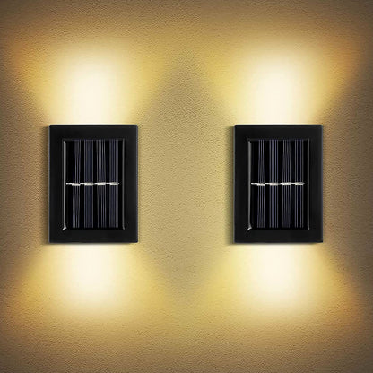 Solar Wall Fence Lights – Dual LED Up & Down Outdoor Waterproof Garden & Porch Lamp