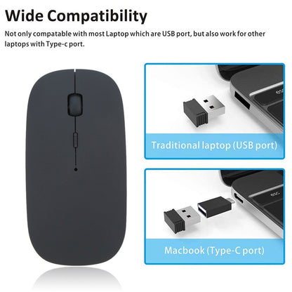 6077 Wireless Mouse For Laptoppcmacipad Procomputer Default Title - Anthro Bazaar