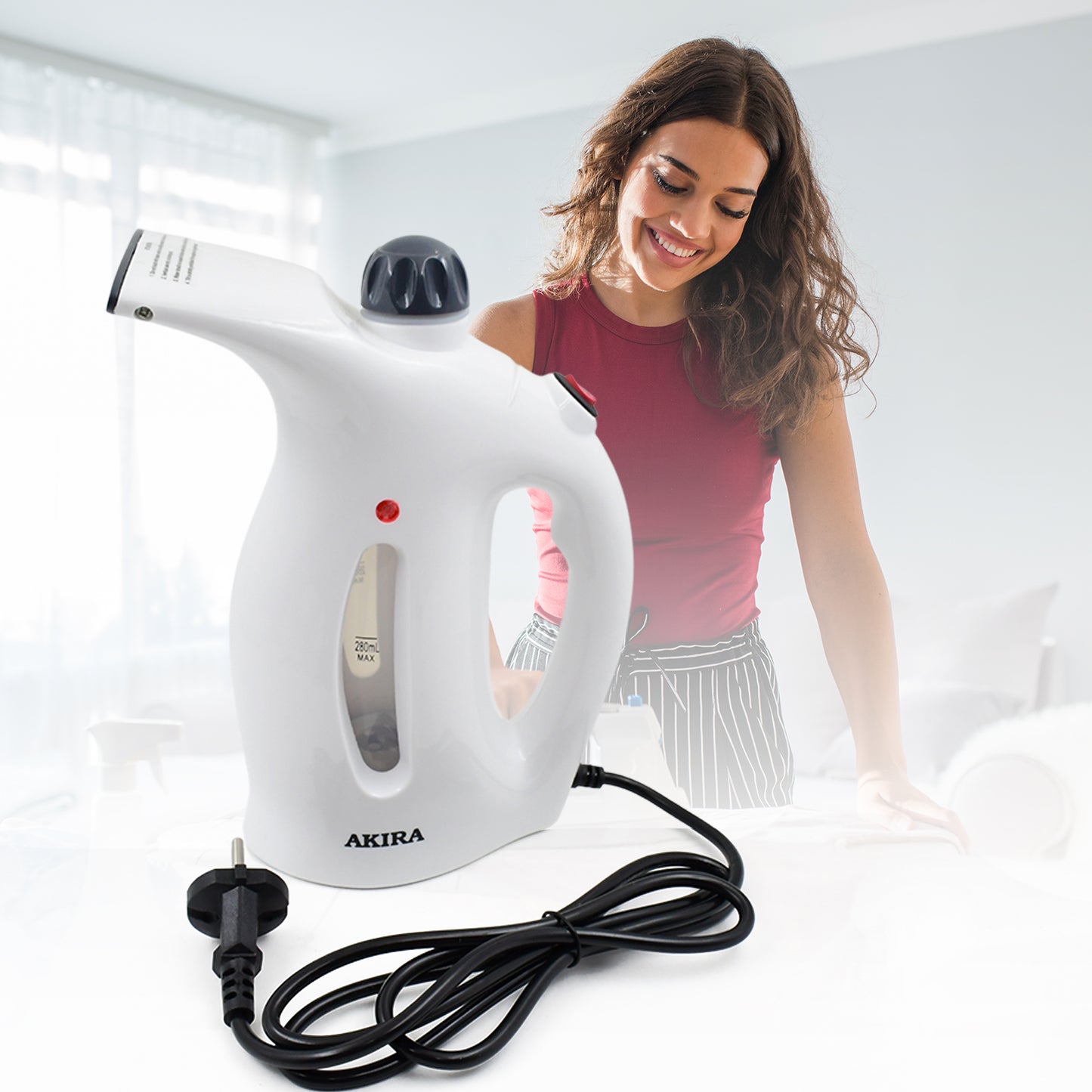Portable Handheld Garment Facial Steamer (1 Pc) Default Title - Anthro Bazaar