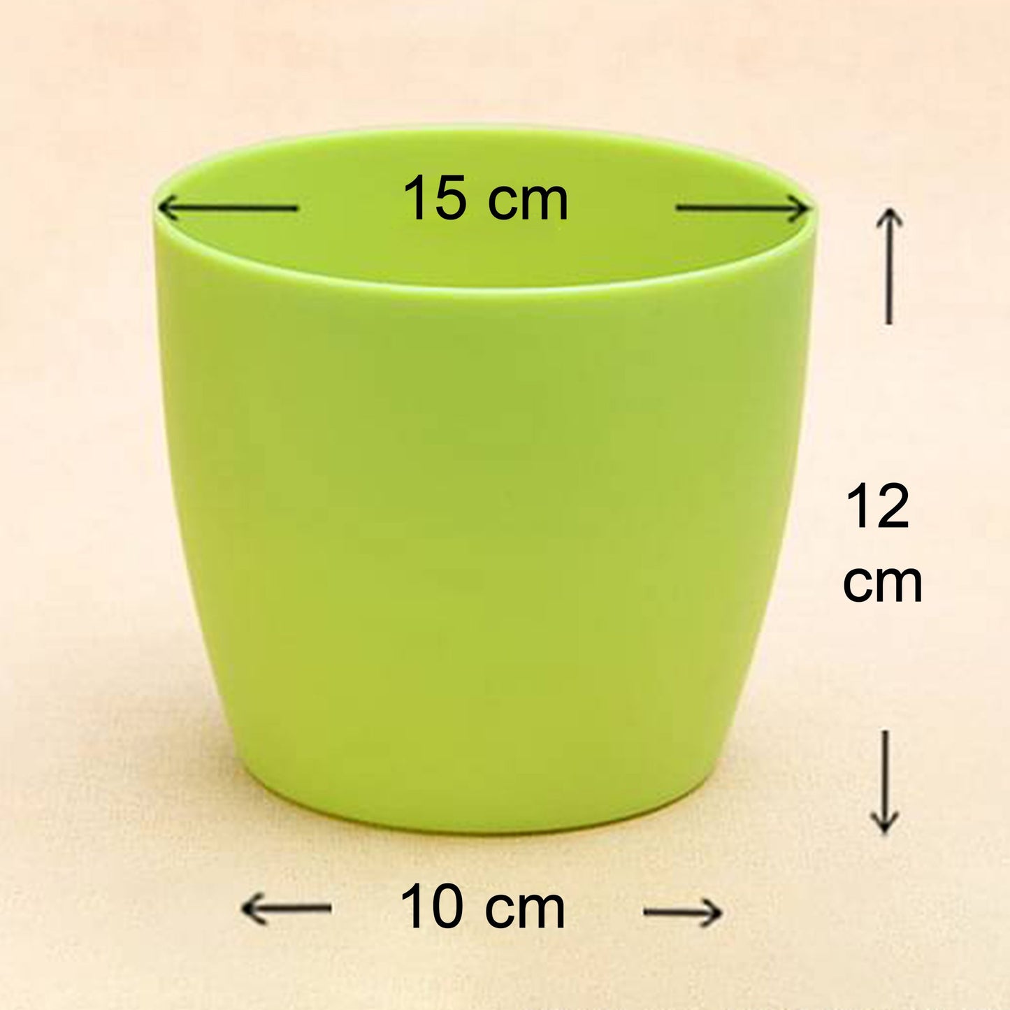 Flower Pots Round Shape For Indoor-outdoor Gardening