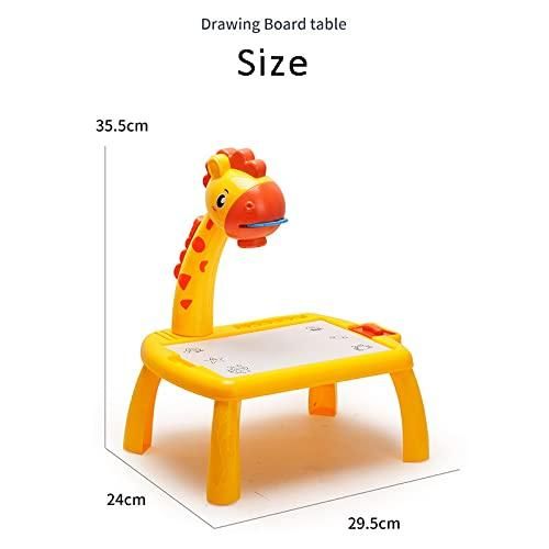 Projector Drawing Desk for Kids | Educational ABS Projector Painting Board with 24 Patterns