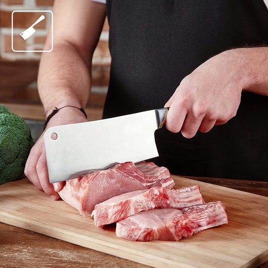 Chopping Board With Knife Set (Pack Of 5) Default Title - Anthro Bazaar