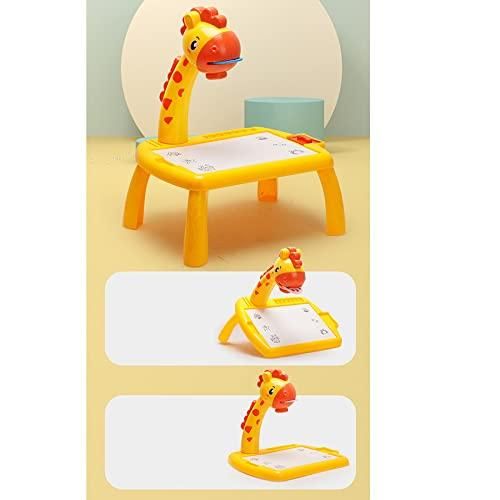 Projector Drawing Desk for Kids | Educational ABS Projector Painting Board with 24 Patterns