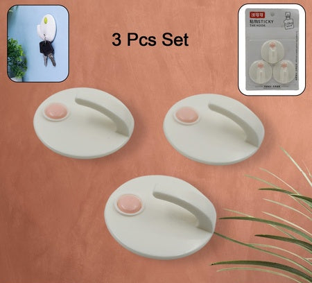 Multipurpose Strong Hook Self-adhesive Hooks For Wall Heavy Duty Hook Sticky Hook Household For Home Decorative Hooks Bathroom All Type Wall Use Hook Suitable For Bathroom Kitchen Office Default Title - Anthro Bazaar