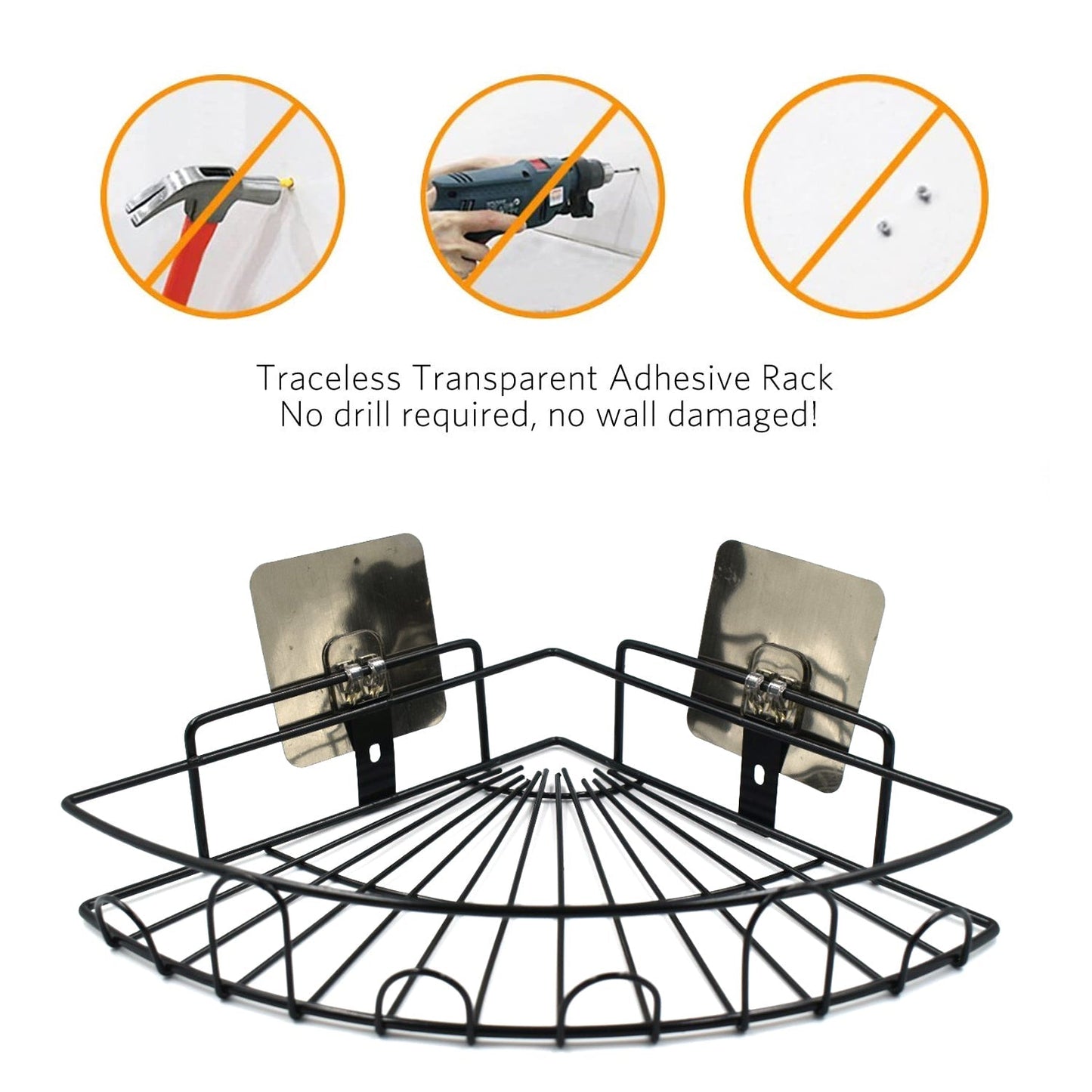 9010 1 Pc Shower Caddy Corner For Holding And Storing Various Household Stuffs And Items Etc. Default Title - Anthro Bazaar