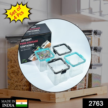 Square Container 700ml [4pc]