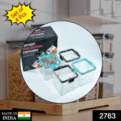 Square Container 700ml [4pc]
