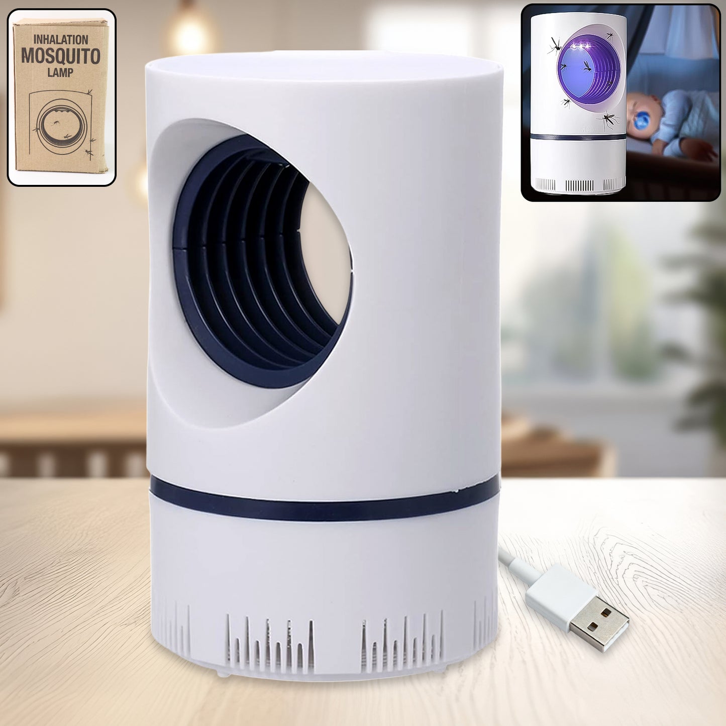 1225 Electronic Led Mosquito Killer Lamps Machine For Home Insect Killer Electric Powered Machine Eco-friendly Baby Freezer Household Bin Display Rack Default Title - Anthro Bazaar