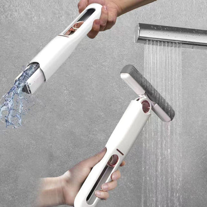 4707 Portable Self-squeeze Short Mop Mini Hand Wash-free Strong Absorbent Mop With 1 Cotton Head Cleaning Sponge For Bathroom Kitchens Table Default Title - Anthro Bazaar