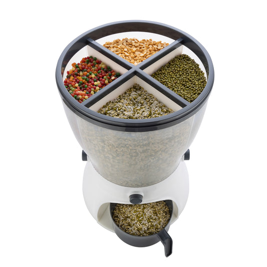 0127 4in1 Rice Dispenser Grain Storage Container Household Cereal Dispenser Default Title - Anthro Bazaar
