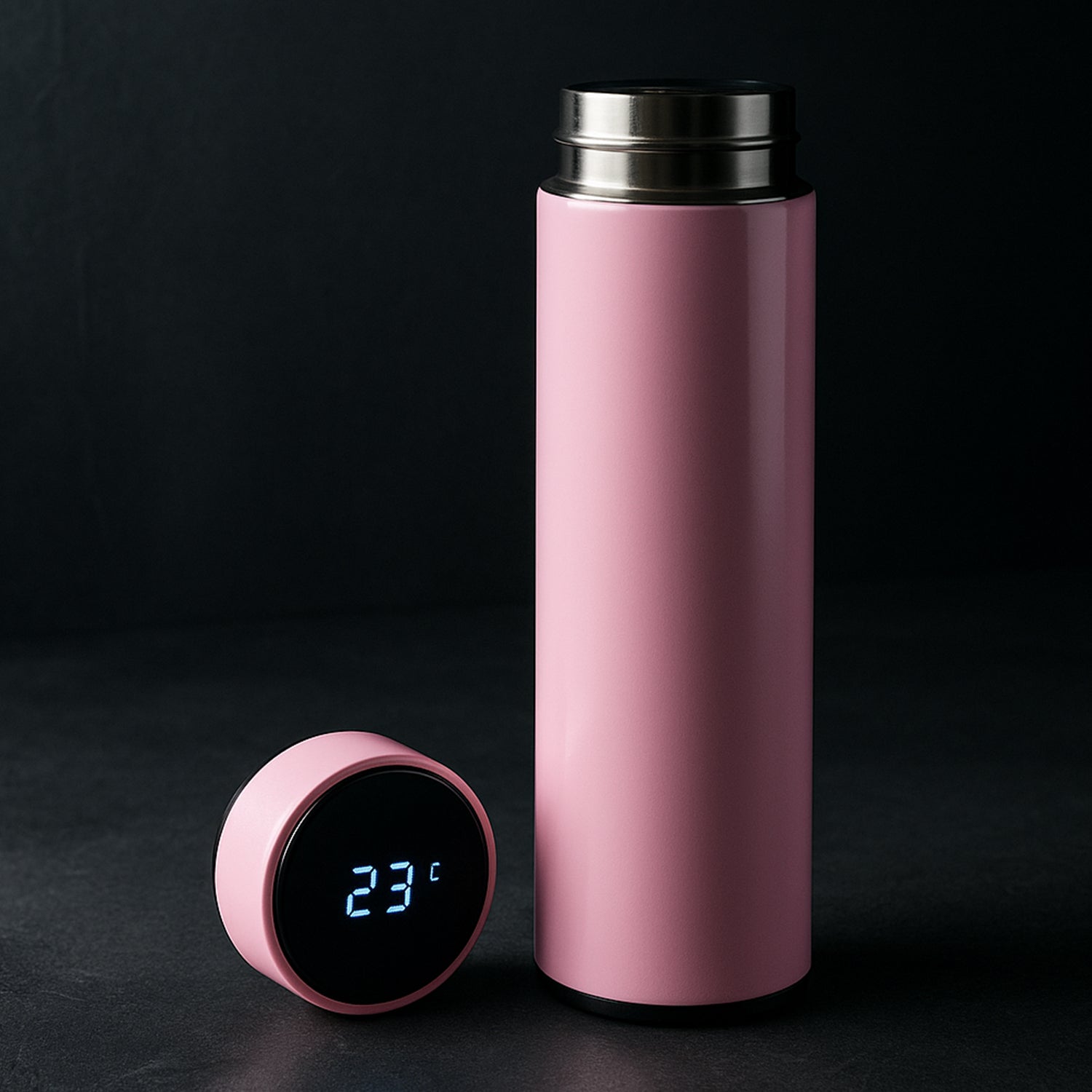Pink Vacuum Insulated Water Bottle (1 Pc 500ml) Default Title - Anthro Bazaar