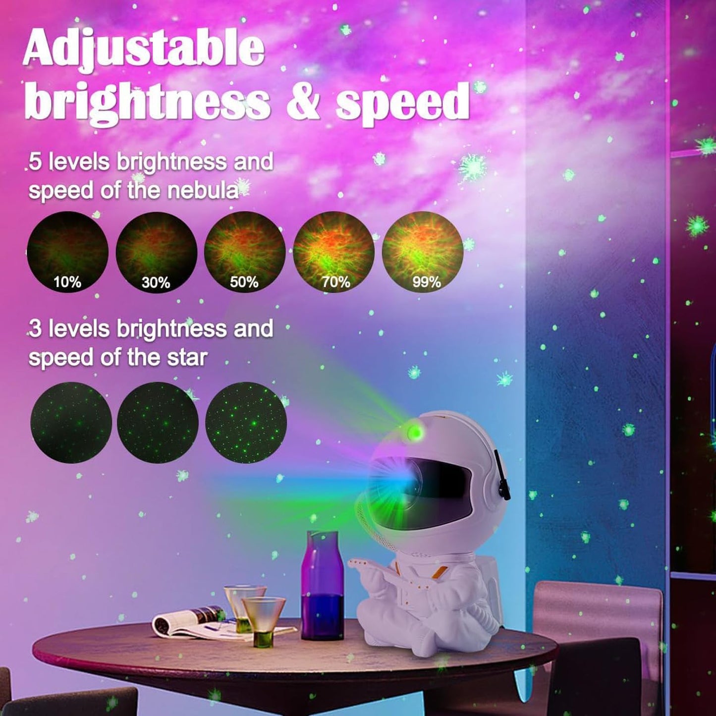 Galaxy Star Projector Night Light