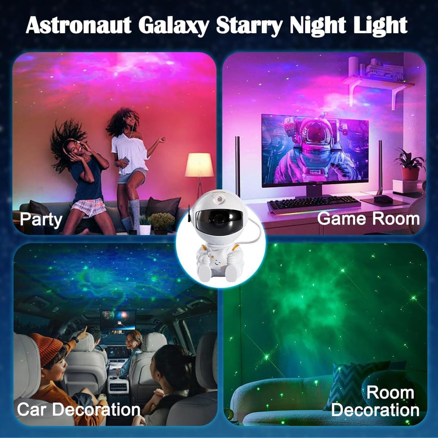 Galaxy Star Projector Night Light