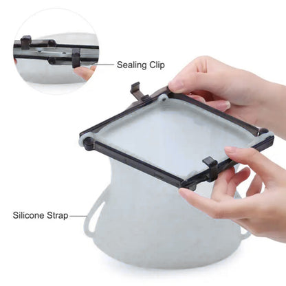 5985 Reusable Silicone Food Storage Bag 3 Bag Set Leakproof Lock Reusable Flat Bottom Freezer Bags Sandwich Bags Silicone Food Grade Kids Snack Bags Bpa Free Microwave Dishwasher Safe Default Title - Anthro Bazaar