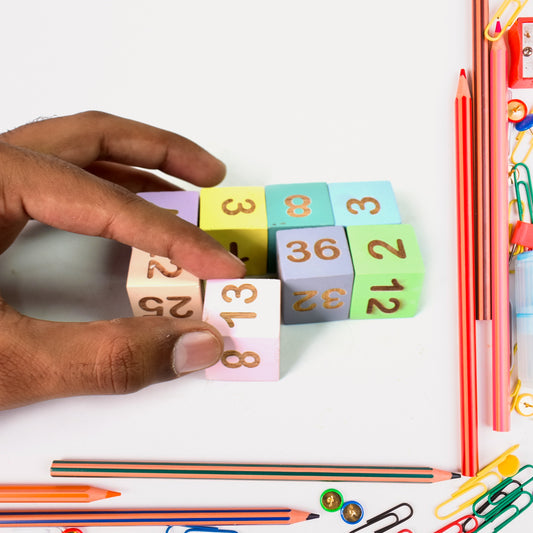 Wooden Mathtime For Kids - Educational Math Card Game Default Title - Anthro Bazaar