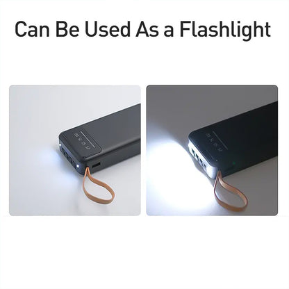 Fast Charging Power Bank With Built 4 In 1 Usb With Mobile Holder