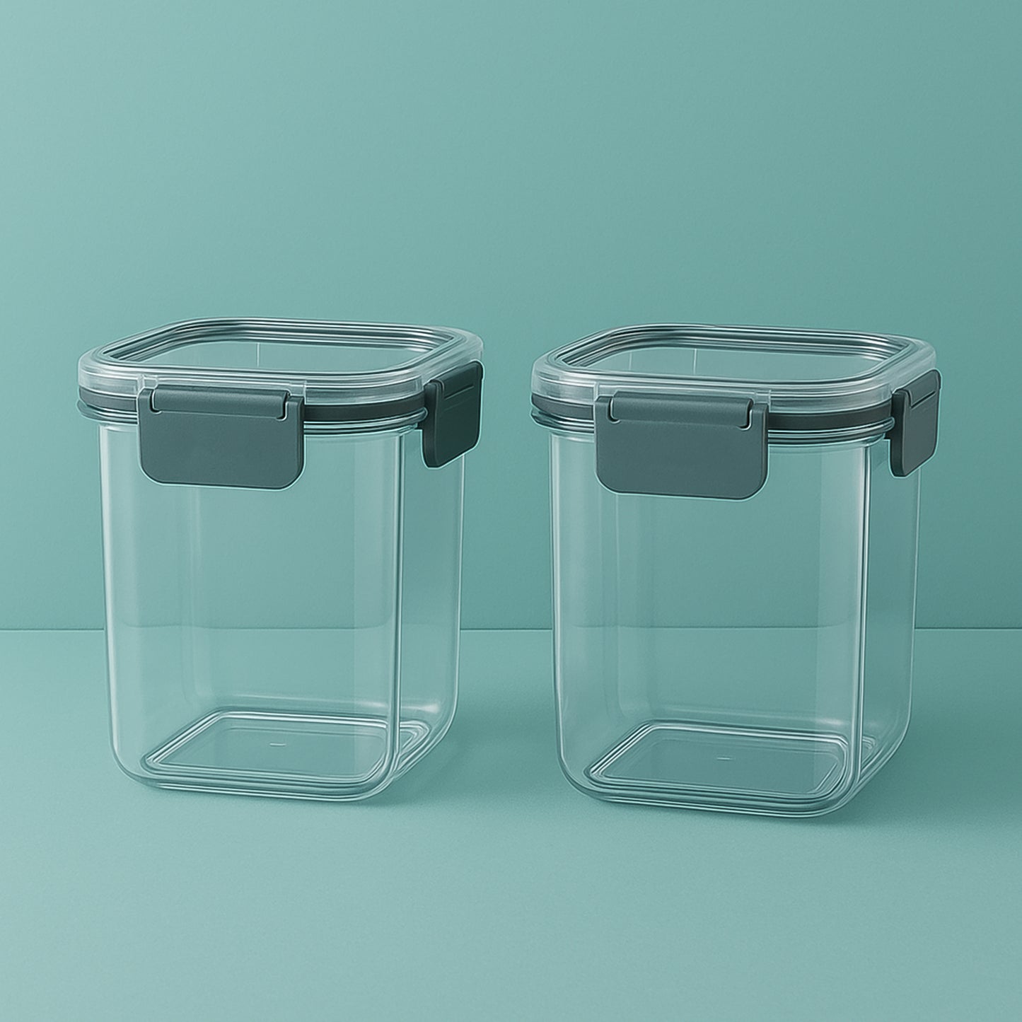 Apex Press N Lock Airtight Food Storage Container Set (2pc900ml) Approx Default Title - Anthro Bazaar