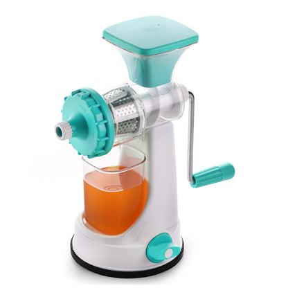 8103 Ganesh Kitchenware Plastic Hand Juicer New Smart Fruit Vegetable Multipurpose Juicer (Colorrandom Greenblueredorange) ( Colors May Vary ) (Multicolor Pack Of 1) Default Title - Anthro Bazaar