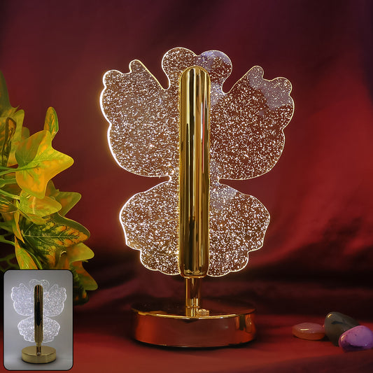 Four-Leaf Clover Crystal Table Lamp – Luxury, Elegance & Good Luck in One