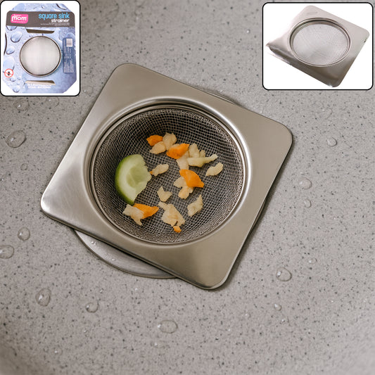Stainless Steel Square Sink Strainer (1 Pc) Default Title - Anthro Bazaar