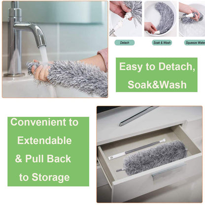 Microfiber Telescoping Duster – Clean High, Low & Everywhere in Between