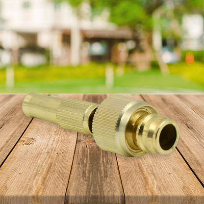 7588 Water Spray Nozzle For Water Pipe Booster Nozzle For Car Wash Nozzle With High Pressure Water Adjustable Brass Nozzle Water Spray Gun For Gardening Watering Tools Default Title - Anthro Bazaar
