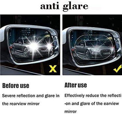 7552 Anti Fog Anti Scratch Interior Rearview Car Mirror Film Waterproof Hd Clear Protective Sticker Film For Safe Driving Car Mirrors Side Windows Default Title - Anthro Bazaar