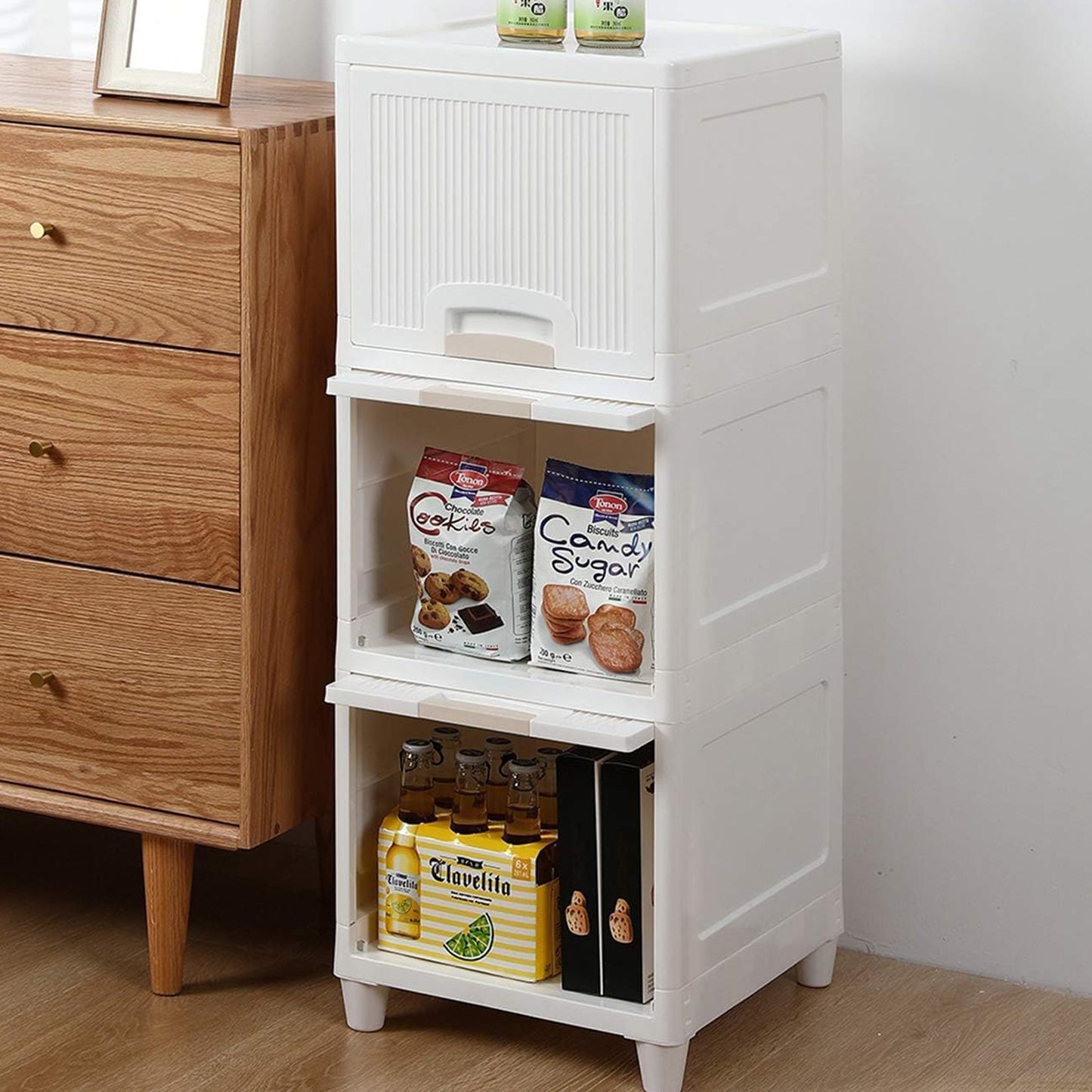 Multipurpose Storage Cabinet Storage Solutions [3 Layers]