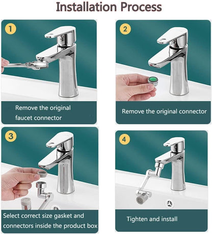 Flexible Faucet Splash Head (Sturdy ABS Material)