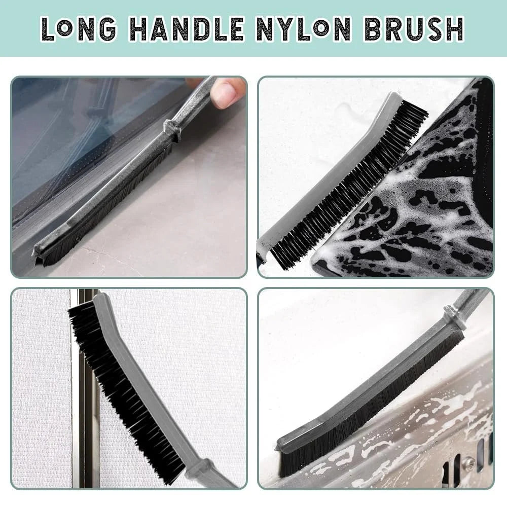 Multifunctional Grout Cleaning Brush Gap Cleaning Brush (1 Pc | 23 Cm)
