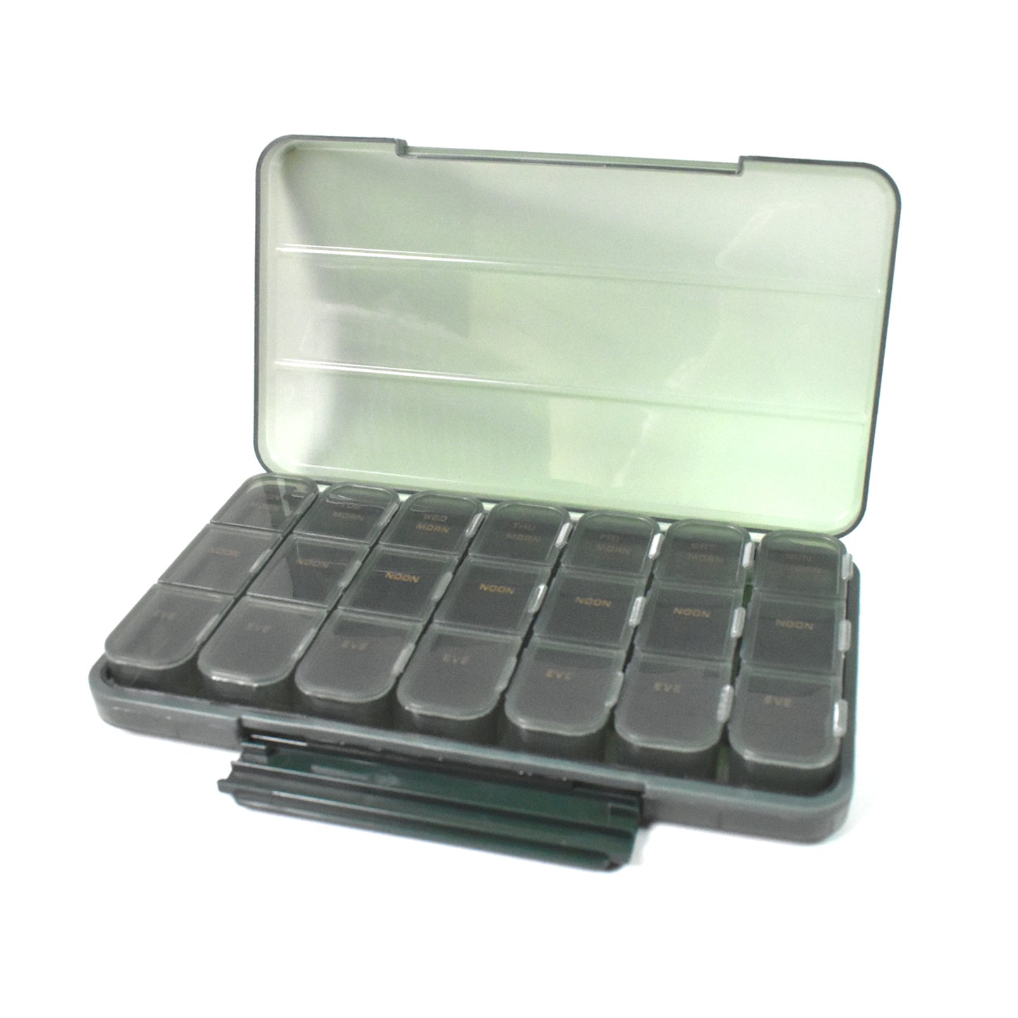 Portable Weekly Pill Box Organiser Daily Pill Keeper 21 Grid Container (1 Pc) Default Title - Anthro Bazaar
