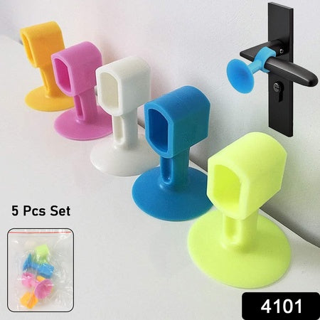 Self-sucking Silicone Door Stopper (5 Pcs Set) Default Title - Anthro Bazaar