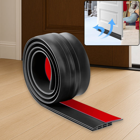 1 Meter Self-adhesive Silicone Door Bottom Seal Strip (1 Mtr 1 Pc) Default Title - Anthro Bazaar