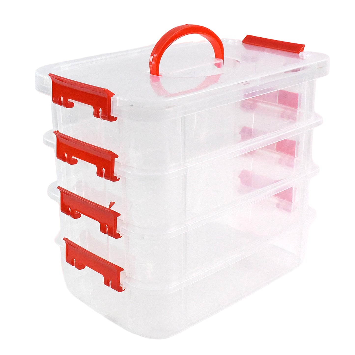 Transparent Multipurpose Plastic Storage Box [4-layer]