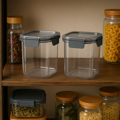 Apex Press N Lock Airtight Food Storage Container Set (2pc900ml) Approx Default Title - Anthro Bazaar