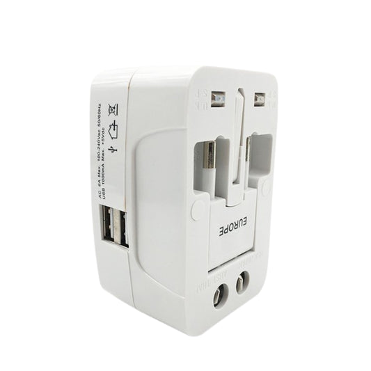 12671 All-in-one Universal Worldwide Travelling Ac Adaptor Plug (Au Uk Us Eu) International Power Charger Electric Usb Power Plug Socket Adapter Converter (1 Pc) Default Title - Anthro Bazaar