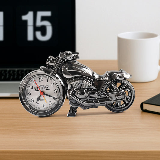 Motorcycle Alarm Clock Motor Table Clock For Home Decor (1 Pc) Default Title - Anthro Bazaar