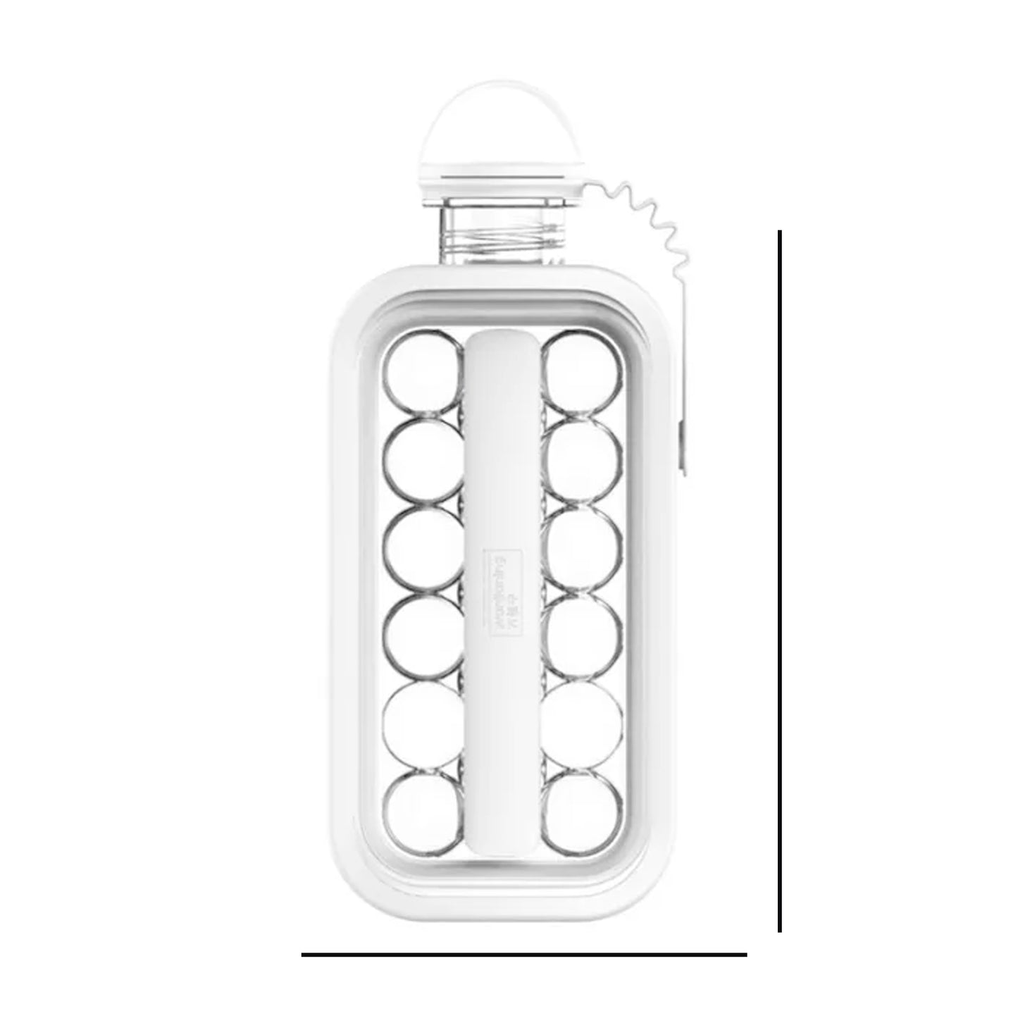 2-in-1 Foldable Ice Tray & Bottle – Make, Store & Pour Ice with Ease