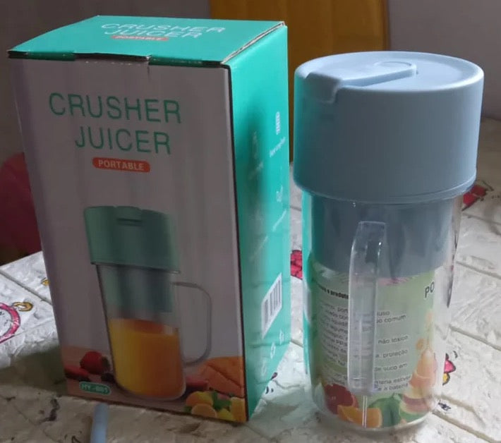 6-Blade Mini Travel Juicer Mixer for Shakes, Baby Food & Fresh Juice