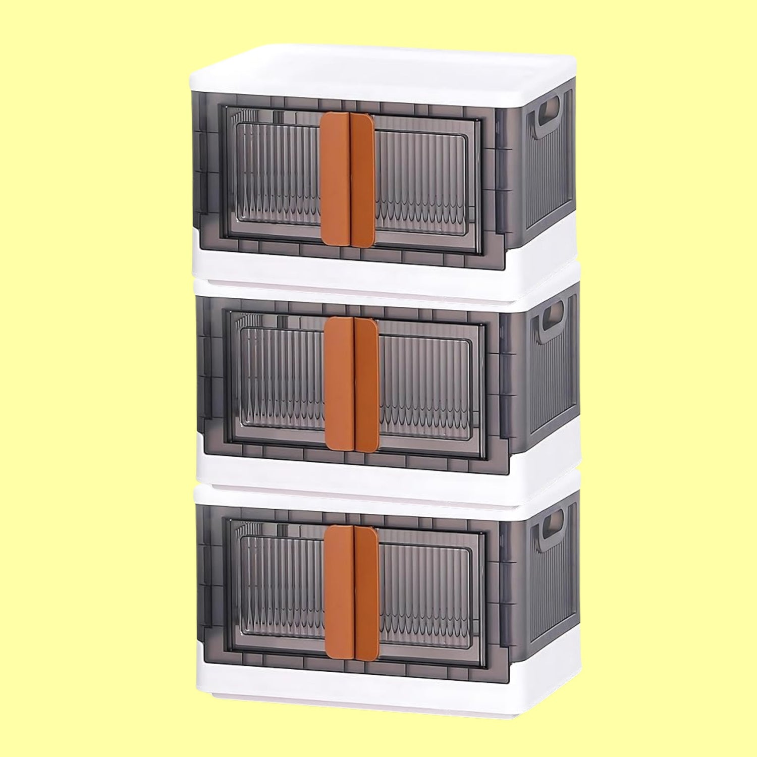 Plastic Folding Wardrobe Storage Organizer (3 Layer 1 Pc) Default Title - Anthro Bazaar