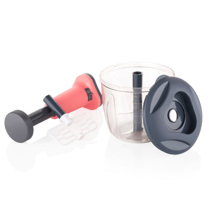 Push Up Chopper With Blender Affixed With 6 Sharp Blade