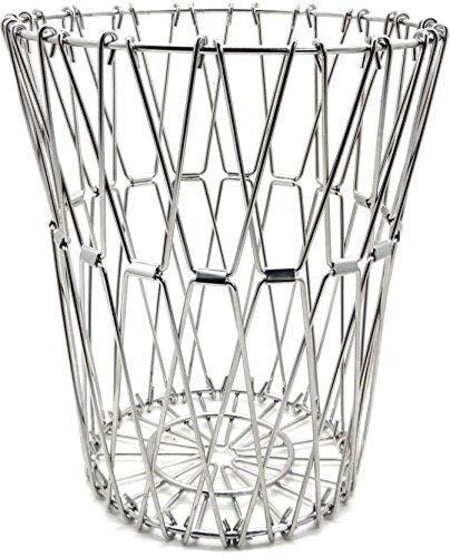 Stainless Steel Wire Bowl Foldable Basket