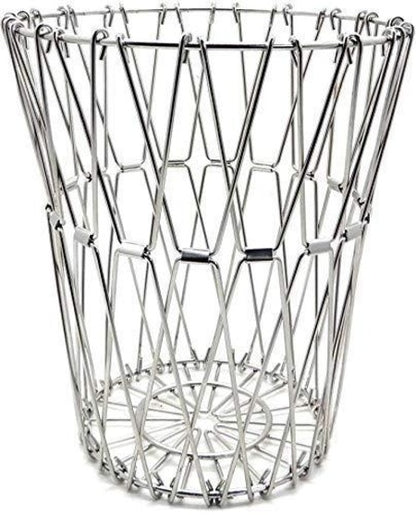 Stainless Steel Wire Bowl Foldable Basket