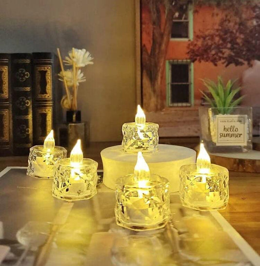 LumiFlicker™ LED Tea Light Candle Set (24 Pc)