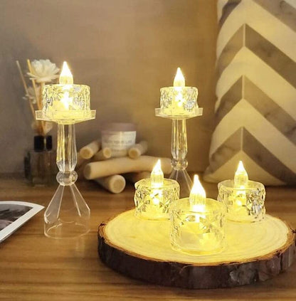 LumiFlicker™ LED Tea Light Candle Set (24 Pc)