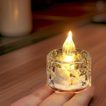 LumiFlicker™ LED Tea Light Candle Set (24 Pc)