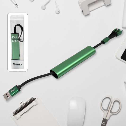 Charging Cable 3 In 1 Extendable Data Transmit Charging Cable (1 Pc) Default Title - Anthro Bazaar